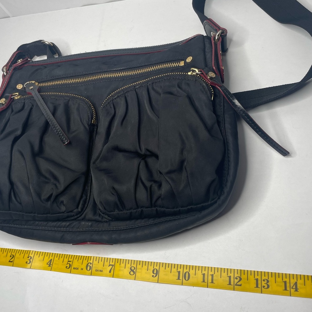 MZ Wallace Mia Paige Bedford Black Messenger Shoulder Bag - Picture 12 of 12